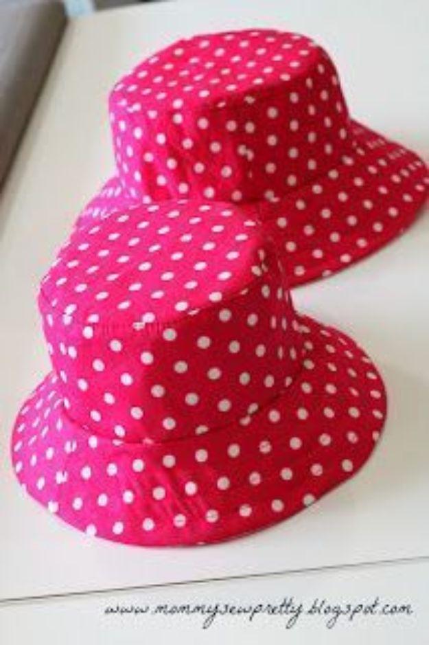 Reversible Bucket Hat, quick enough to finish over a weekend and a clever way to reuse scraps you already have