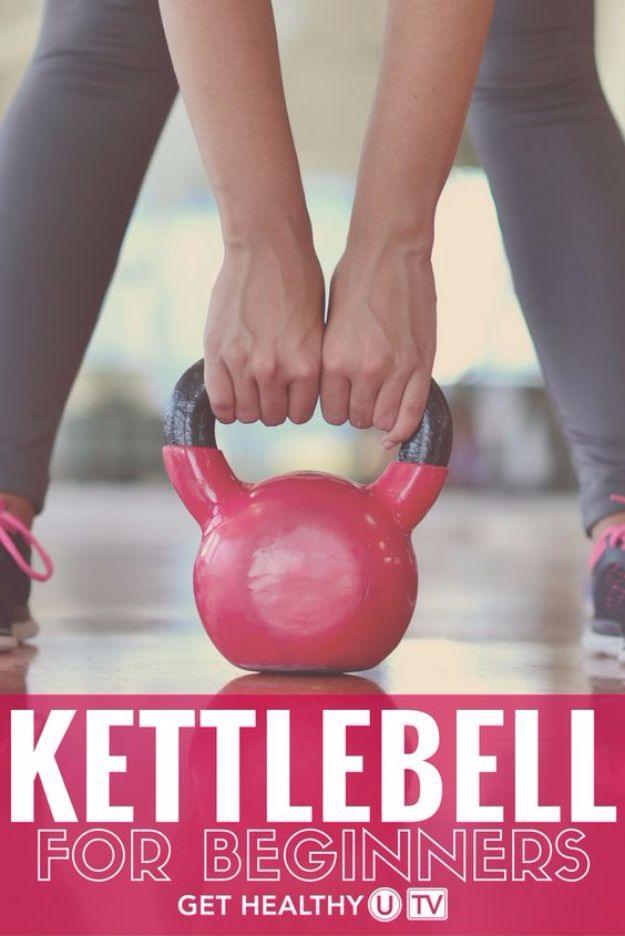 Best Exercises for 2018 - Kettlebell for Beginners - Easy At Home Exercises - Quick Exercise Tutorials to Try at Lunch Break - Ways To Get In Shape - Butt, Abs, Arms, Legs, Thighs,
