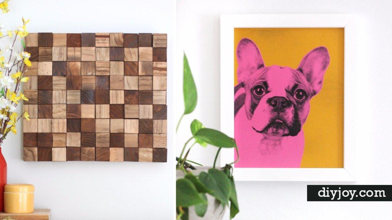 35 DIY Wall Art Ideas for the Bedroom