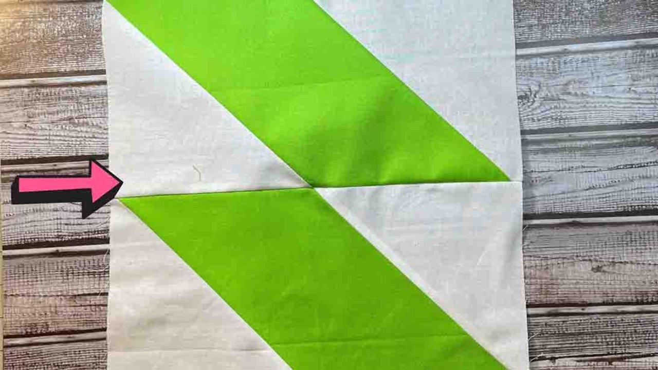 Slanted Diamonds Quilt Block Tutorial