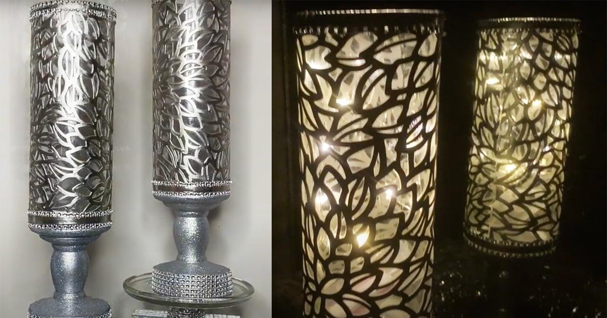 Dollar Tree DIY $5 Candle Holder
