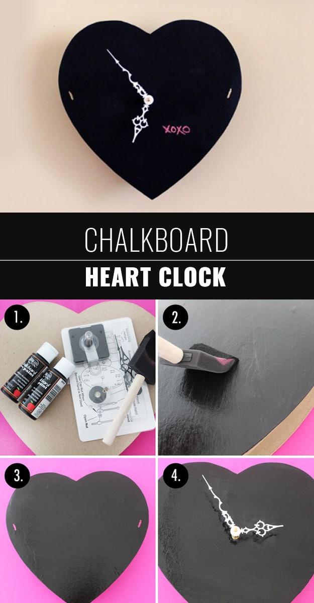 Chalkboard Wall Clock, one of the more popular picks from this roundup and a fun make worth trying with the kids
