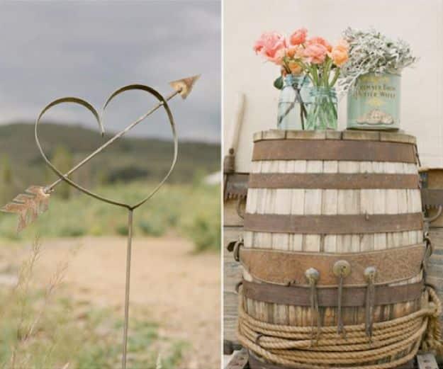 Wine Barrel Wedding Decor, gentle on the budget and the clock alike and a project that earns its spot on a shelf