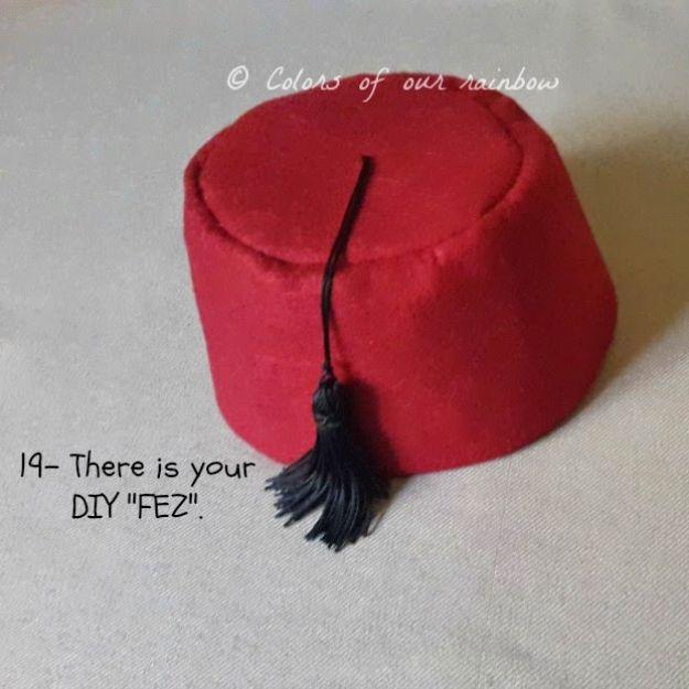 DIY Fez Hat, quick enough to finish over a weekend and a clever way to reuse scraps you already have