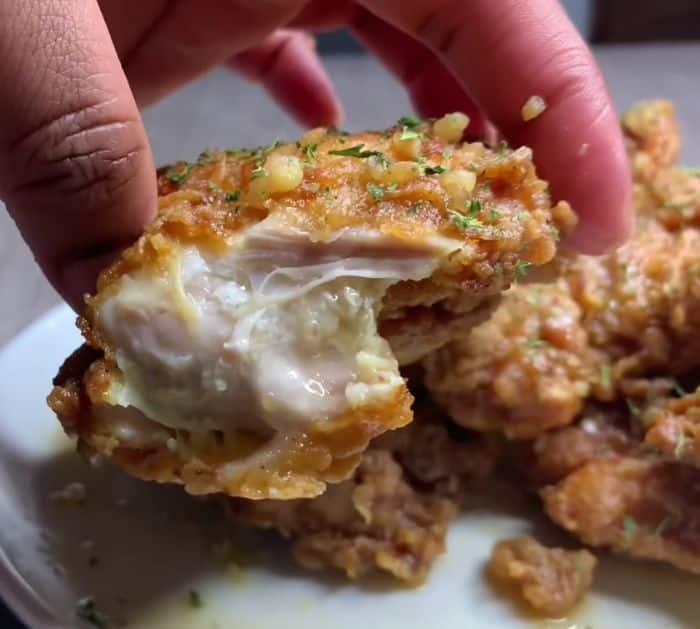 How To Make Crispy Fried Honey Garlic Chicken Thighs