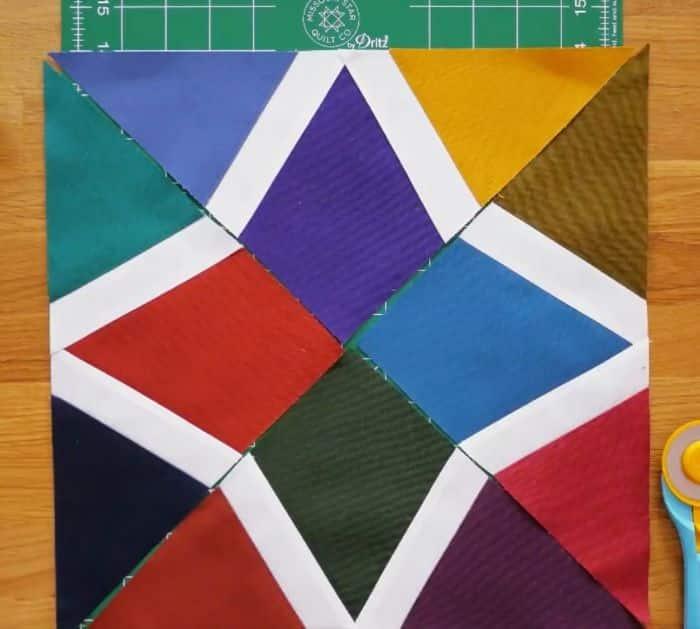 How to Make a Bordered Periwinkle Quilt