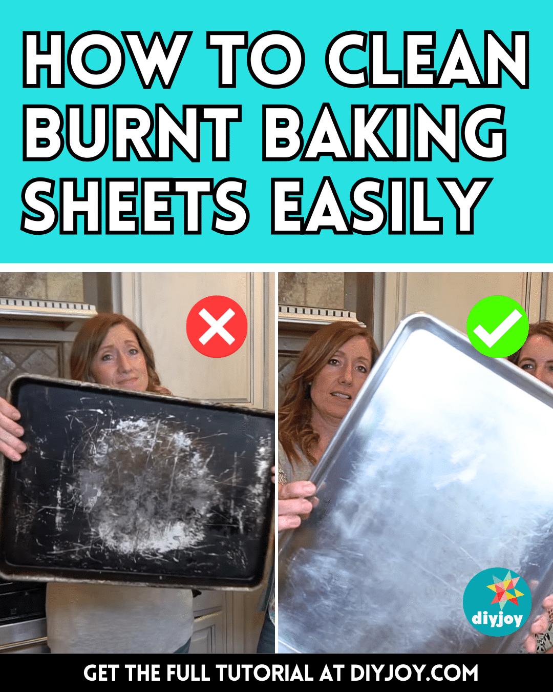 How To Clean Burnt Baking Sheets Easily