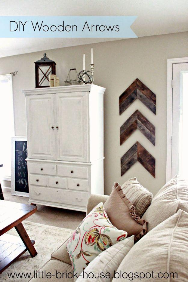 DIY Wooden Arrows, simple enough for a beginner and fun enough for a group and a favorite pick from this roundup