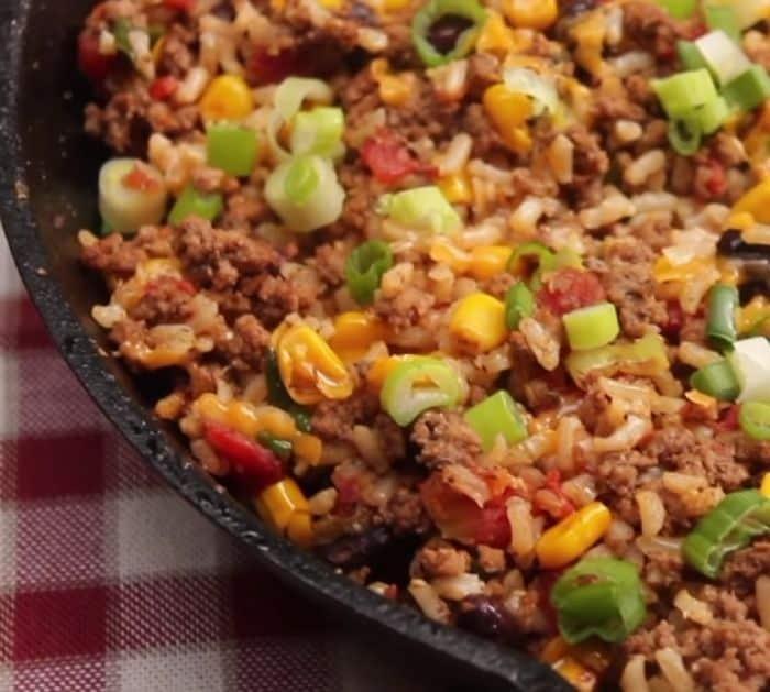 Easy Ground Beef Skillet Recipe Idea