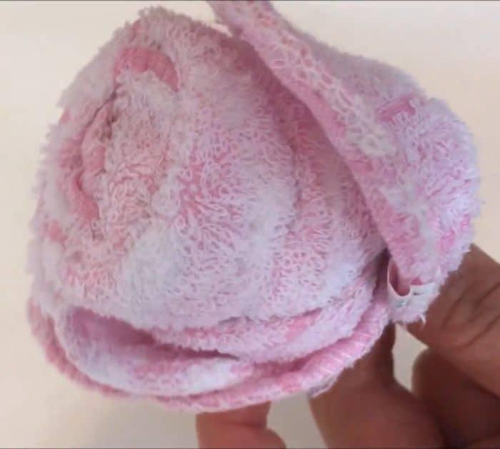 How to Make a Rose With a Towel and a Toothbrush Project
