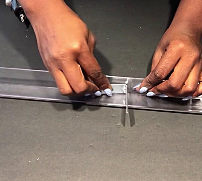 Make faux lucite end tables with Dollar Tree Materials