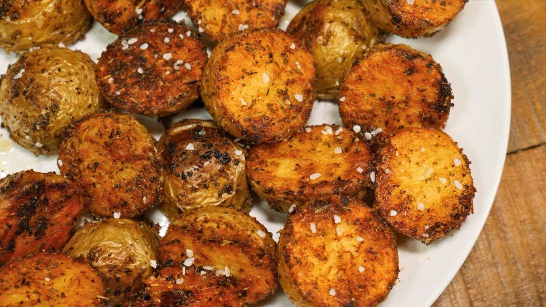 Crispy Oven Roasted Baby Potatoes