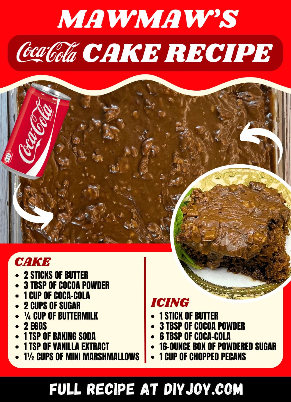 How To Make Mawmaw’s Coca-Cola Cake
