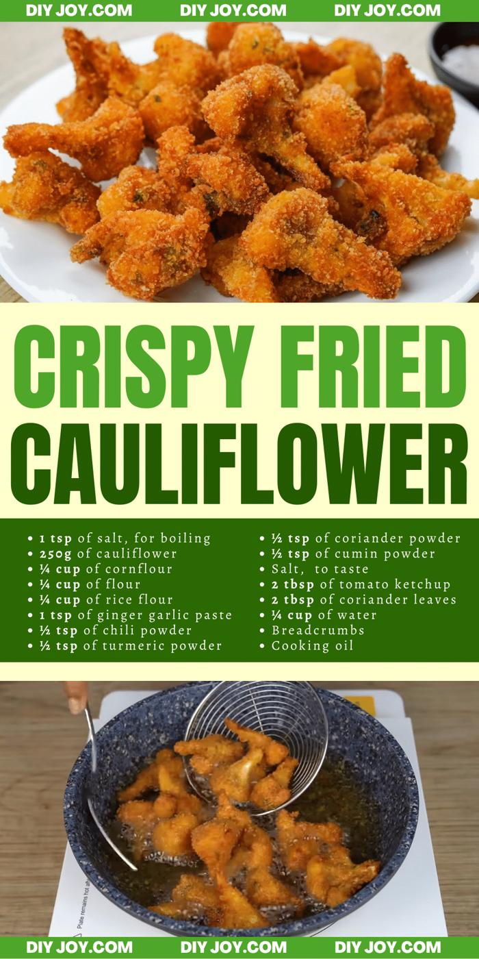 Easy-To-Make Crispy Cauliflower Fries