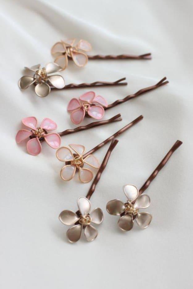 DIY Nail Polish Crafts - DIY Nail Polish Flowers - Easy and Cheap Craft Ideas for Girls, Teens, Tweens and Adults | Fun and Cool DIY Projects You Can Make With Fingernail Polish -