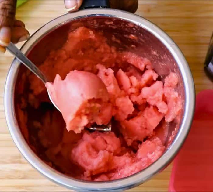 How to Make Watermelon Sorbet