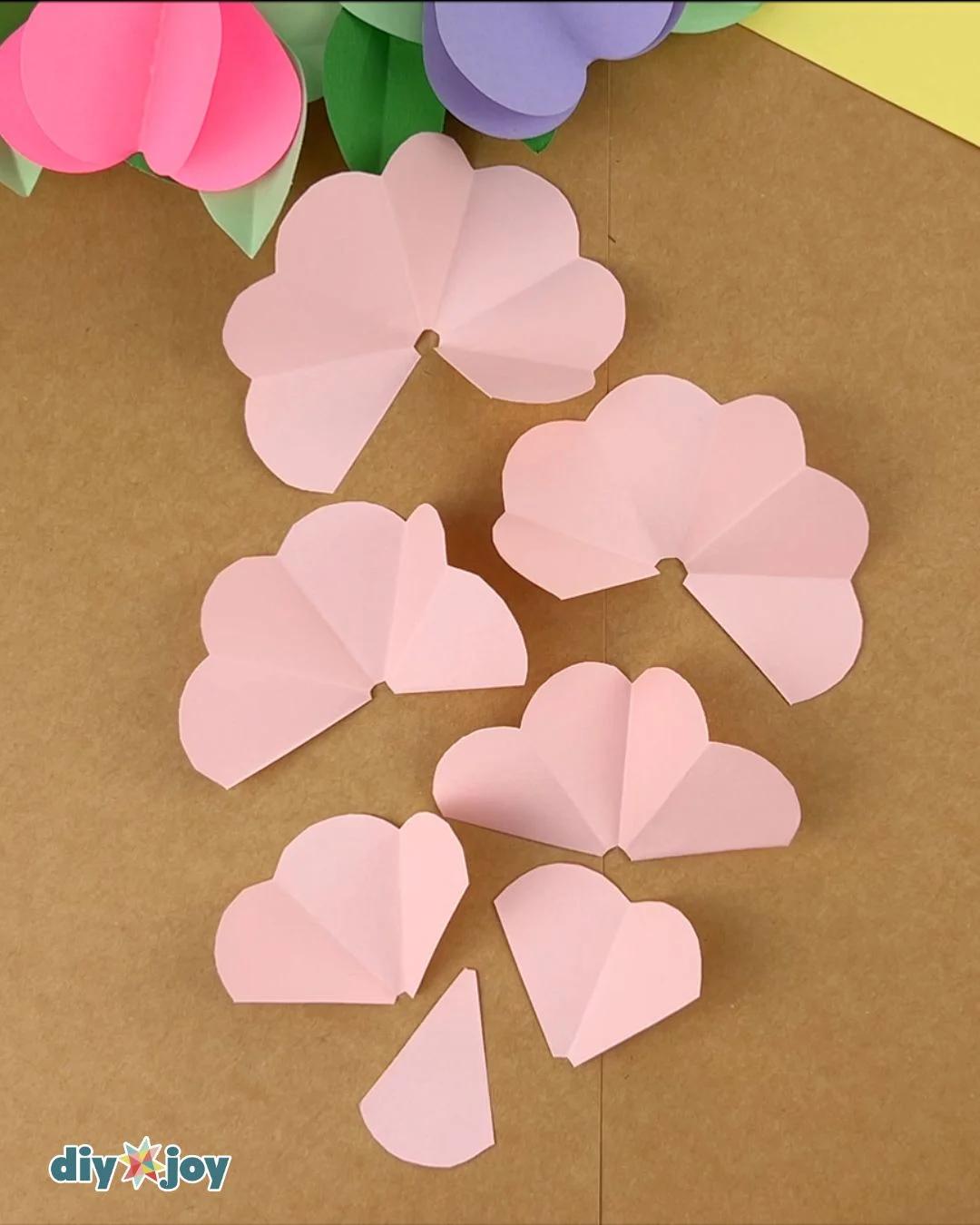 Easy Paper Rose — cutting the petals