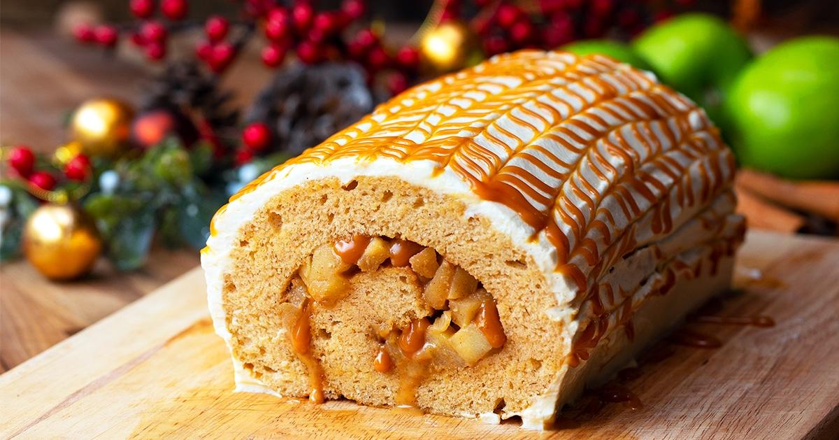 Caramel Apple Pie Roll Recipe