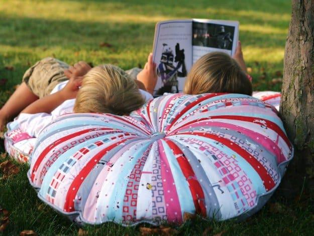 DIY Sewing Gift Ideas for Adults and Kids, Teens, Women, Men and Baby - Jelly Roll Floor Pillows - Cute and Easy DIY Sewing Projects Make Awesome Presents for Mom, Dad, Husband, Bo