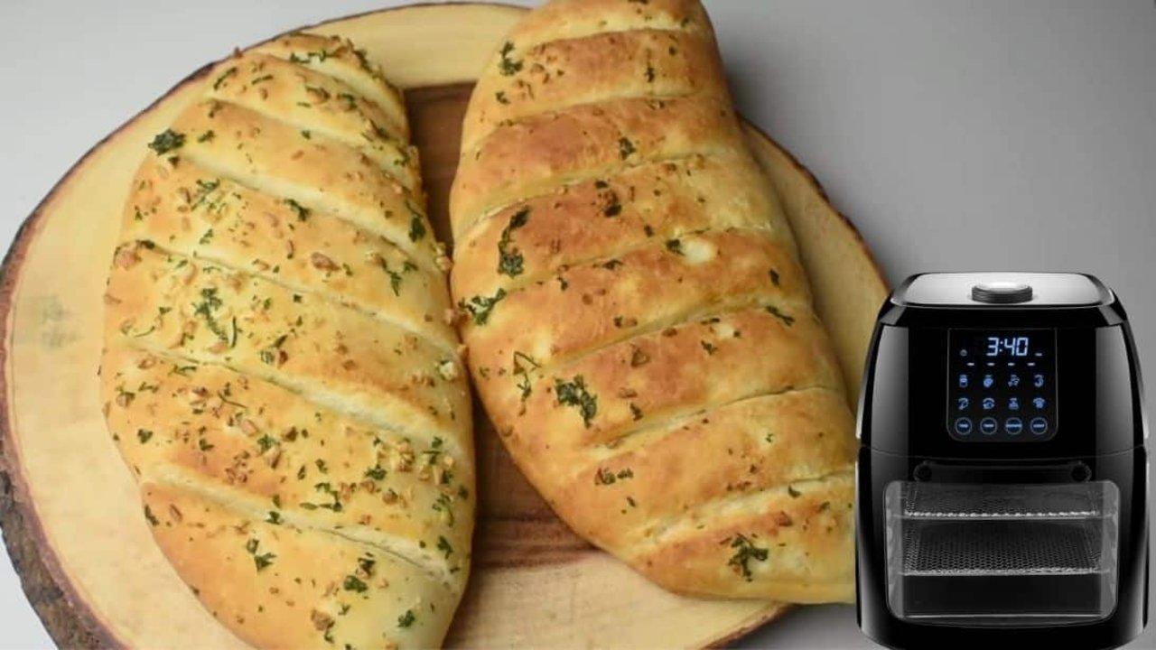 Air Fryer Garlic Bread Recipe