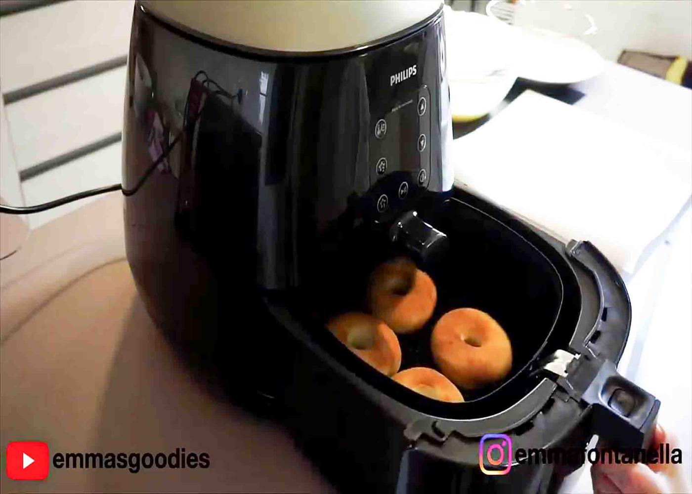 Air frying the best donuts