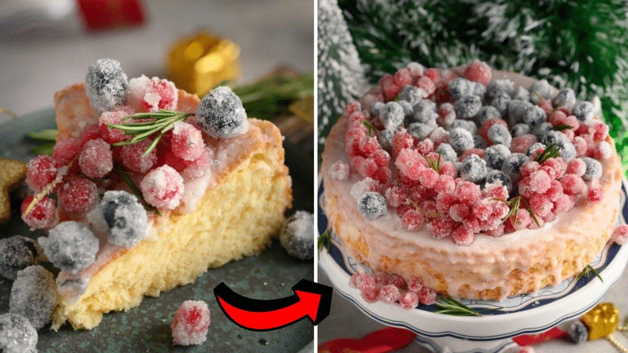 Very Berry Christmas Cake Recipe