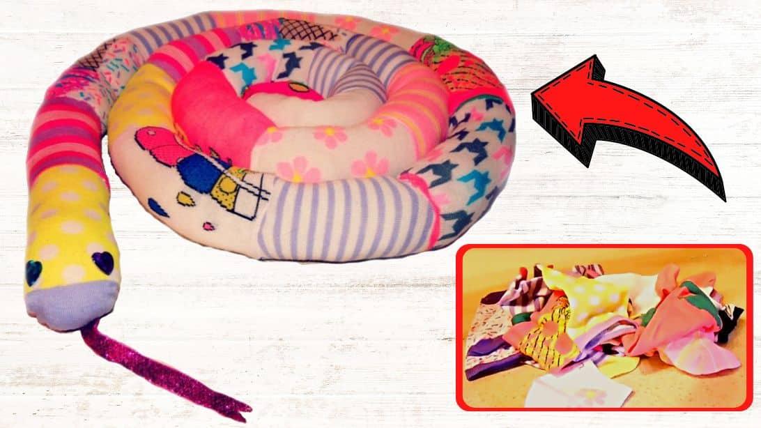 Cute DIY Sock Snake Sewing Tutorial