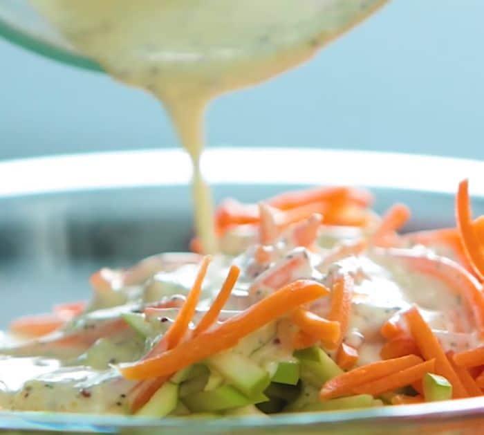 How to Make Creamy Apple Slaw