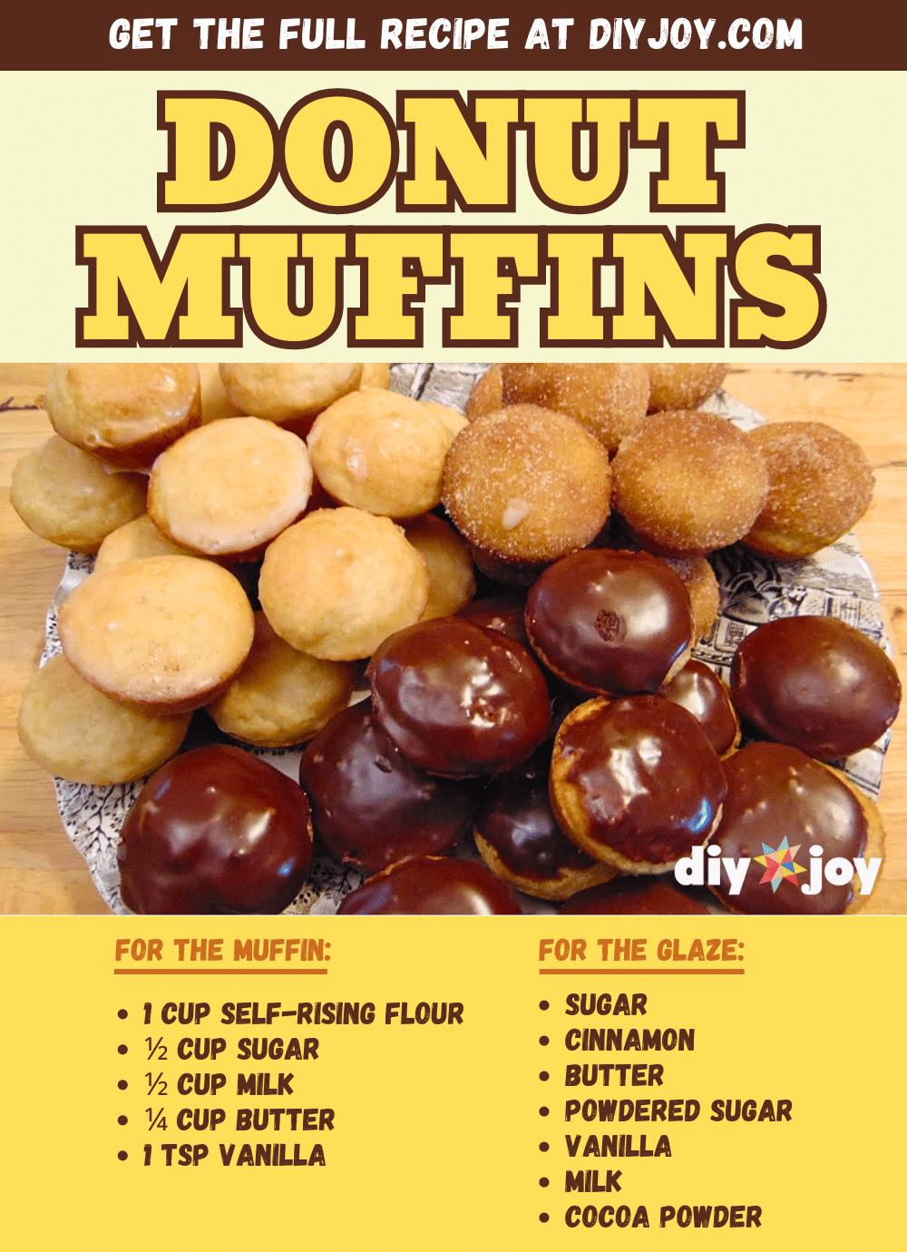 Easy Donut Muffin Balls Recipe