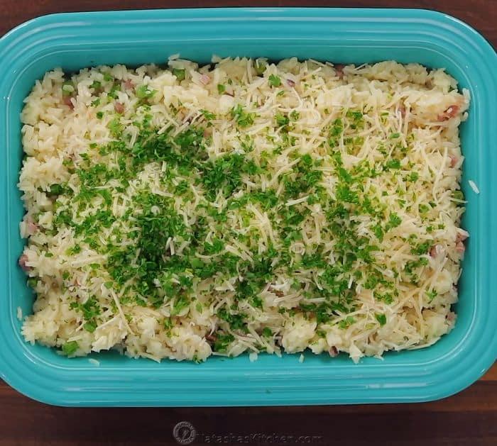 Easy Cheesy Rice Balls Ingredients