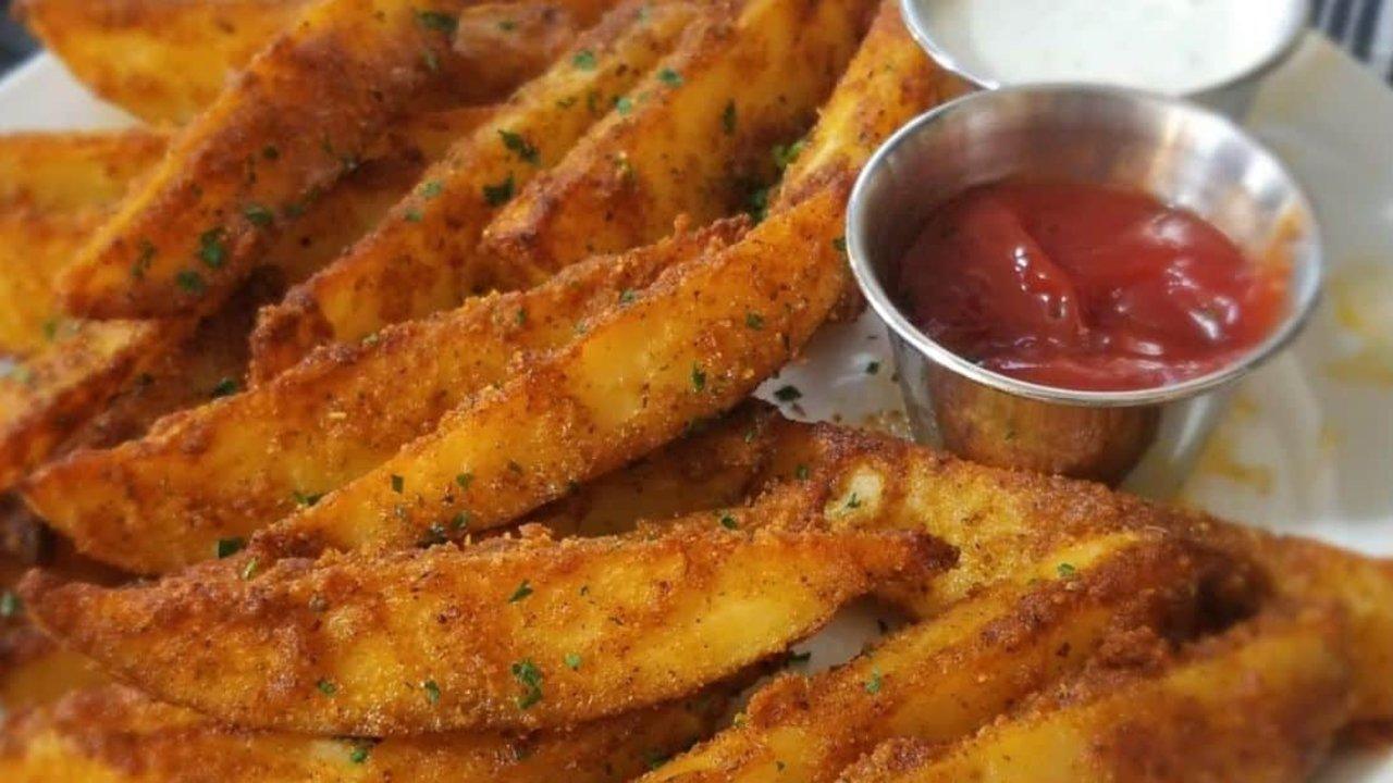 Crispy Oven-Baked Steak Fries Recipe