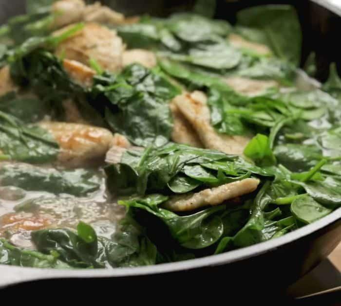 Easy One Pan Creamy Garlic Mushroom Chicken Recipe Instructions
