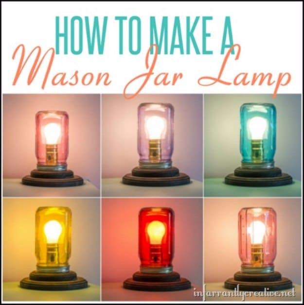 Mason Jar Table Lamp, one of the more clever picks on this list and a simple idea that makes a real difference