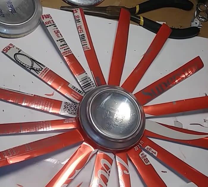 How to Make Soda Can Wind Spinner Tutorial