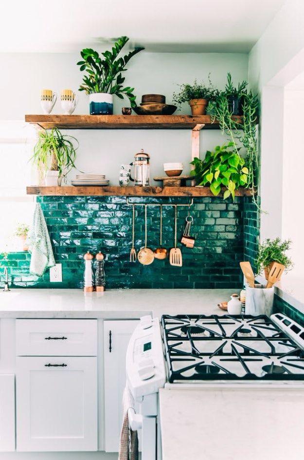 DIY Tile Ideas - Shiny Moroccan Zellige Tiles - Creative Crafts for Bathroom, Kitchen, Living Room, and Fireplace - Awesome Shower and Bathtub Ideas - Fun and Easy Home Decor Proje
