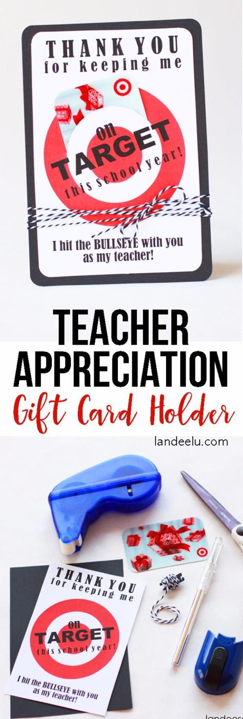 Target Gift Card Holder, quick enough to finish over a weekend and a clever way to reuse scraps you already have