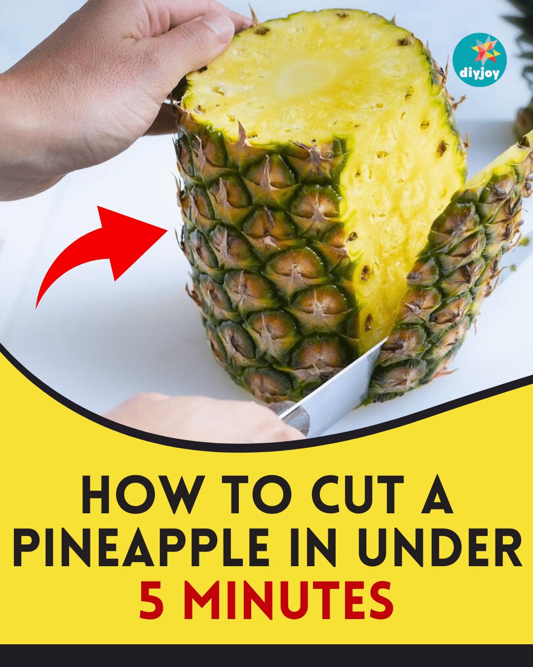 How to Cut a Pineapple in Under 5 Minutes