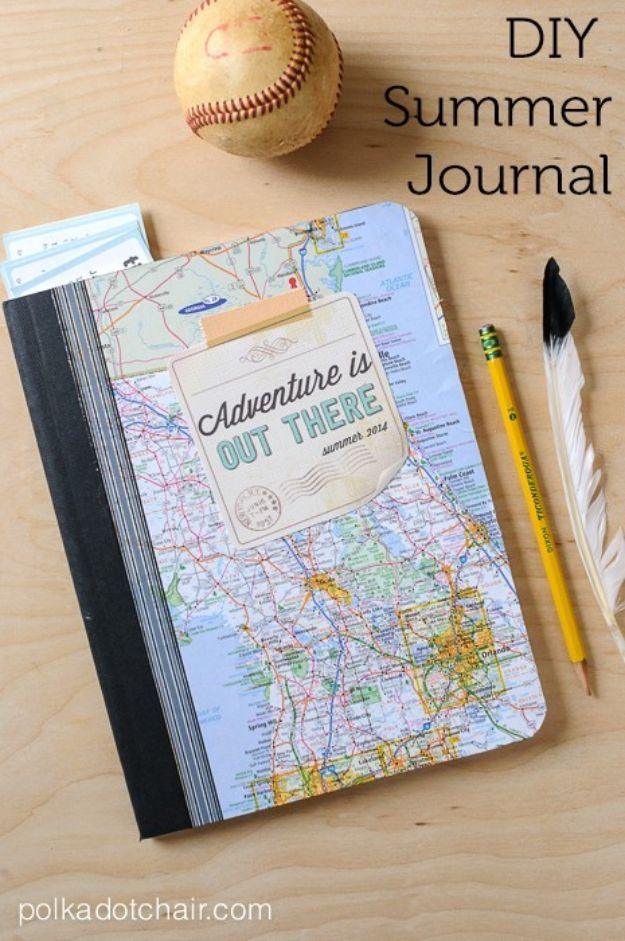 Map Journal, forgiving enough to redo without wasting materials and a finishing touch that ties the room together