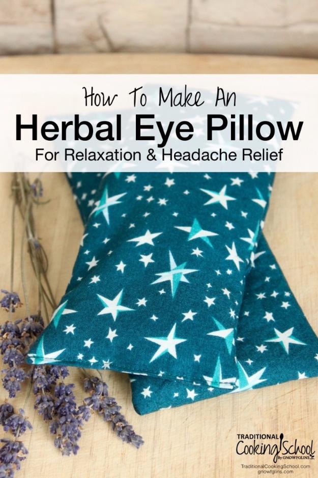 Quick Last Minute DIY Gifts You Can Make - Herbal Eye Pillow - Easy and Quick Last Minute DIY Gift Ideas for Mom, Dad, Him or Her, Freinds, Teens, Kids, Girls and Boys. Fast Crafts