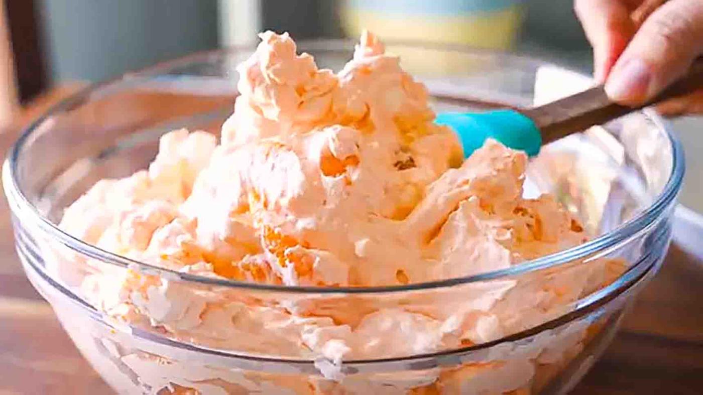 5-Ingredient Orange Fluff Salad Recipe