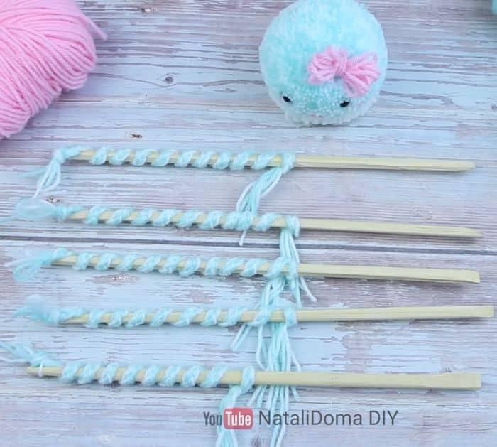 Cute Jellyfish Yarn DIY project