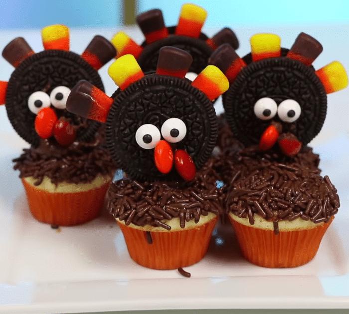 How to Make Chocolate Turkey Cupcake