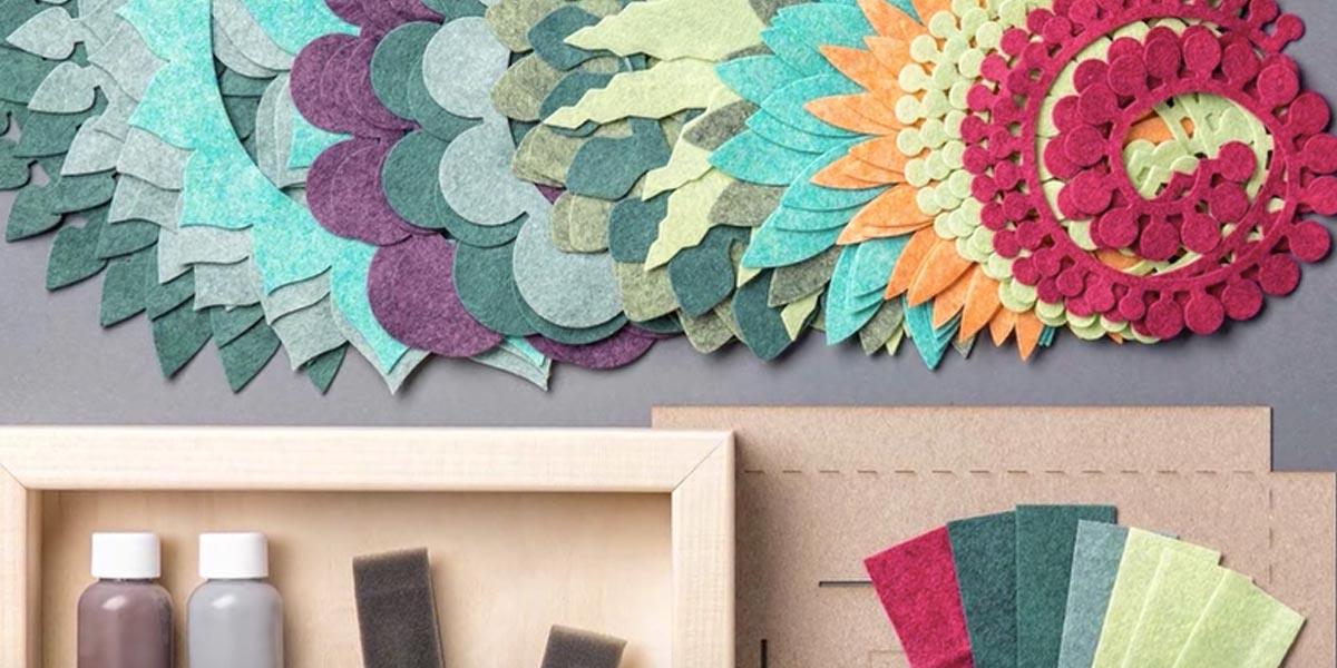 She Cuts Designs In Felt And Rolls Them. What She Makes Is Breathtaking!