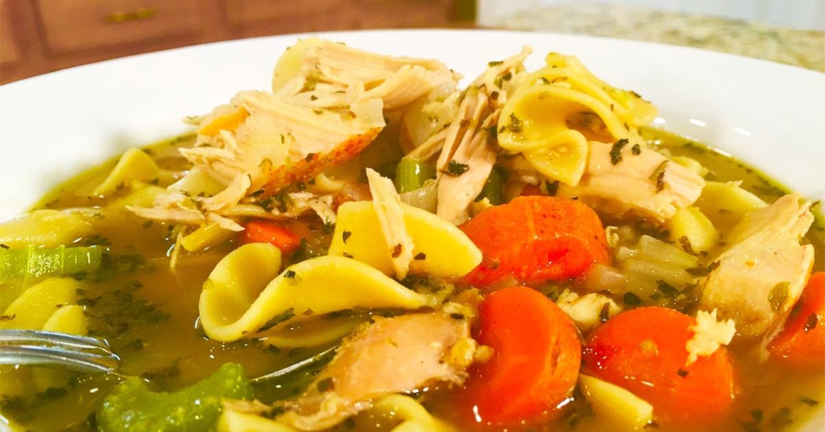 Lazy Man’s Chicken Noodle Soup Recipe