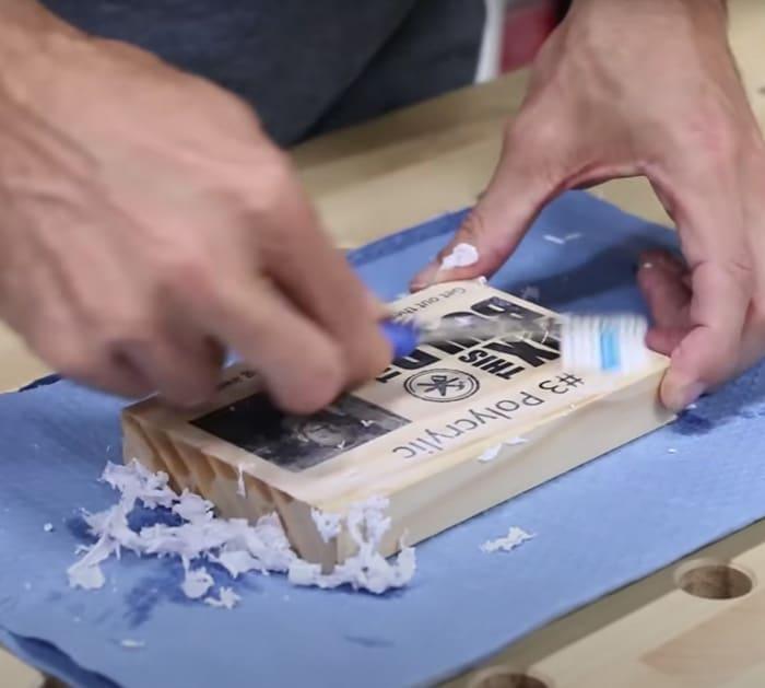 steps to print on wood