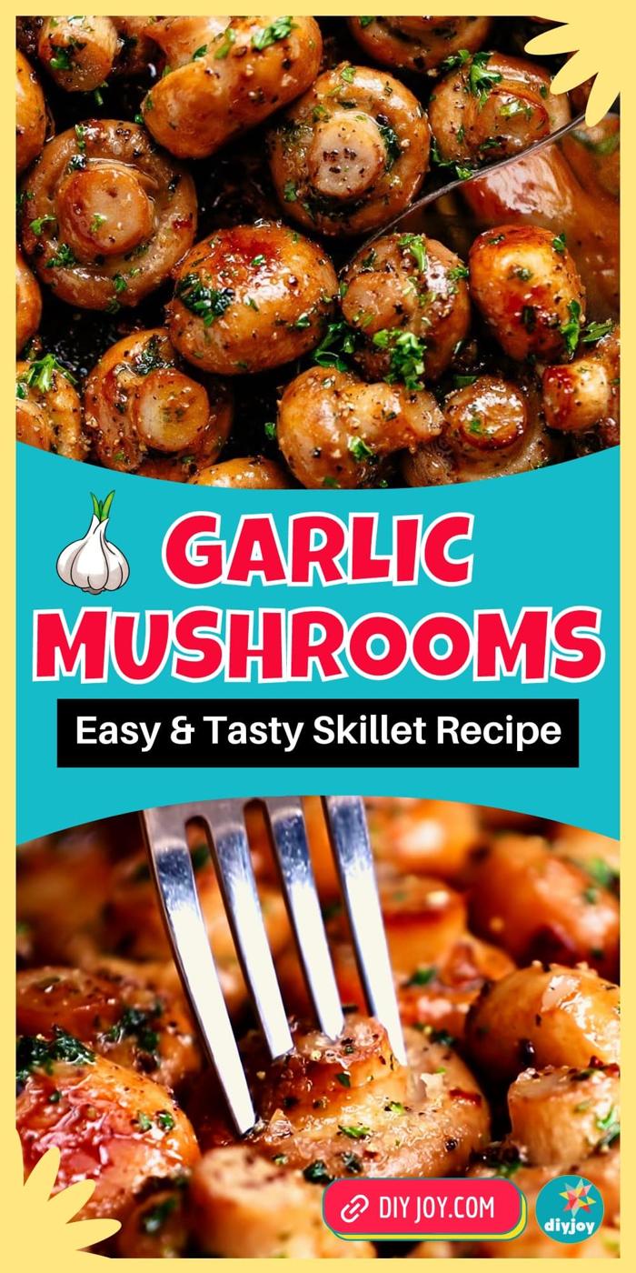 Easy And Tasty Garlic Mushrooms