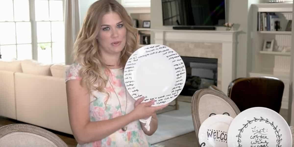 It’s Brilliant The Way She Writes On Plates, Bakes Them And Creates A Unique Look!
