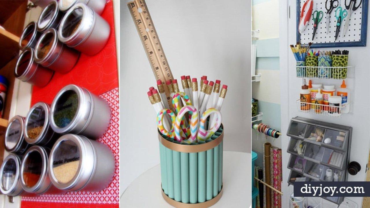 31 DIY Organization Ideas To Keep You Organized Year Round