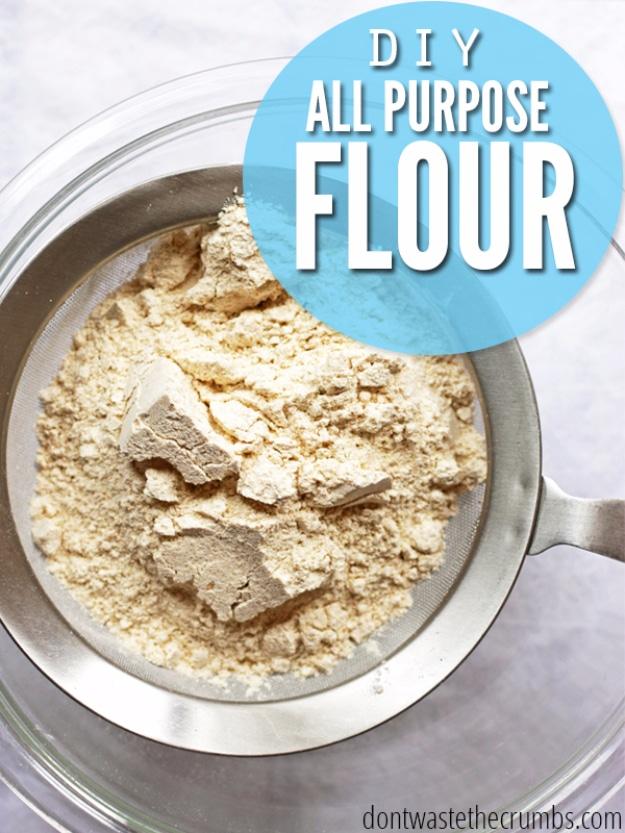 DIY All Purpose Flour, built from items already sitting in most kitchen drawers and results that beat the slower old method