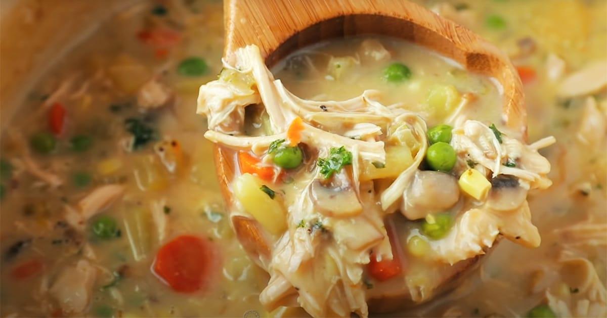 One Pot Chicken Pot Pie Recipe